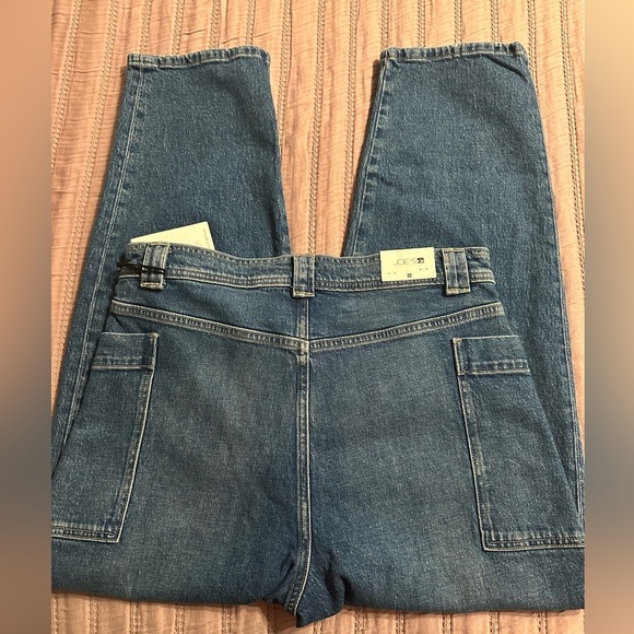 NWT Joe's Jeans The Phoebe Patch Pocket Crop Straight Leg Jeans - Picture 13 of 17